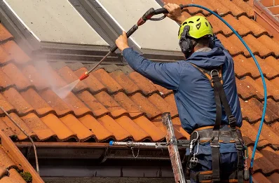 Démoussage et hydrofuge de toiture à Ploërdut